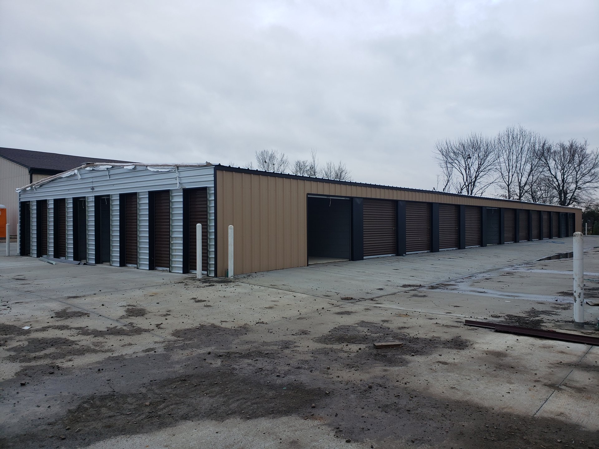Completed steel building project in Northwest Arkansas